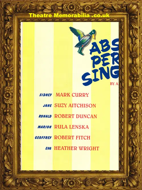 London Theatre Royal - Absurd Person Singular - 2000