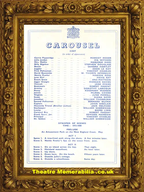 London Theatre Royal - Carousel - 1950s ?