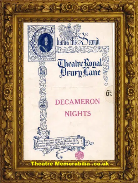 London Theatre Royal – Decameron Nights – 1940s
