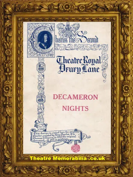 London Theatre Royal – Decameron Nights – 1940s