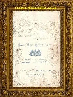 London Theatre Royal Hoburn Square – Naval Engagements – 1869