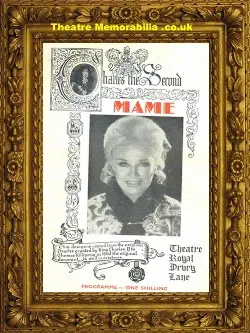 London Theatre Royal – Mame – 1960’s Show Ginger Rogers