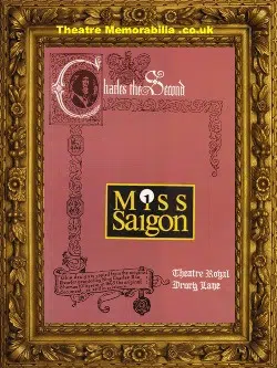 London Theatre Royal – Miss Saigon – 1991