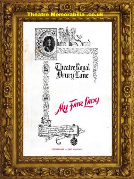 London Theatre Royal – My Fair Lady – 1958 – Linda Gray