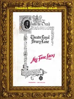 London Theatre Royal – My Fair Lady – 1958 – Linda Gray