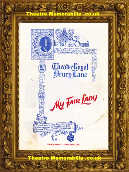 London Theatre Royal – My Fair Lady – 1958 – Harrison + Andrews