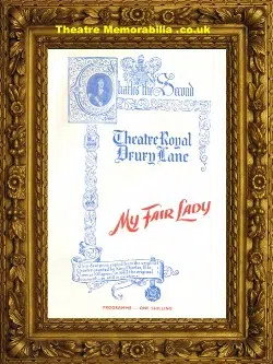 London Theatre Royal – My Fair Lady – 1960’s Julie Andrews