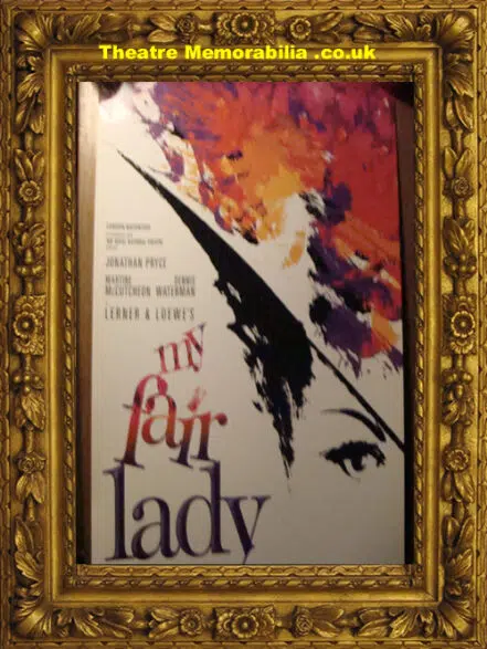 London Theatre Royal – My Fair Lady – Theatre Poster- 2001