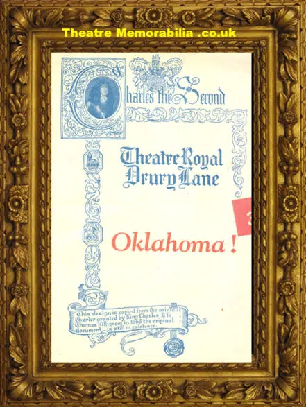 London Theatre Royal – Oklahoma – 1950’s