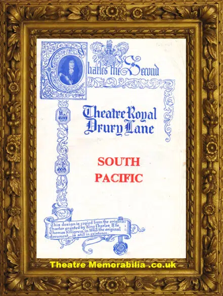 London Theatre Royal – South Pacific – 1951 – Helen Landis