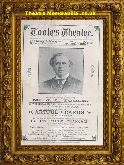 London Toole’s Theatre – Artful Cards – 1899