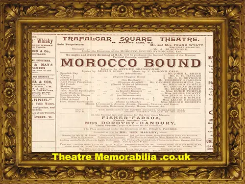 London Trafalgar Square Theatre - Morocco Bound - 1800s