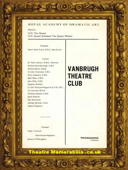 London Vanbrugh Theatre – The Memorandum – 1970 – Lindsay