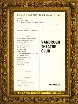 London Vanbrugh Theatre – The Memorandum – 1970 – Lindsay