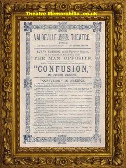 London Vaudeville Theatre – Confusion – 1883