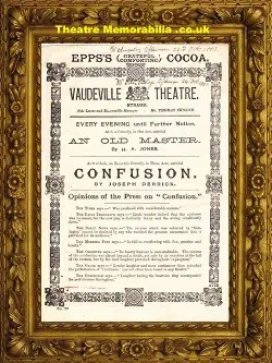 London Vaudeville Theatre – Confusion – 1883