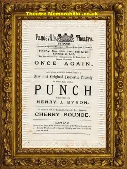 London Vaudeville Theatre – Punch – 1881