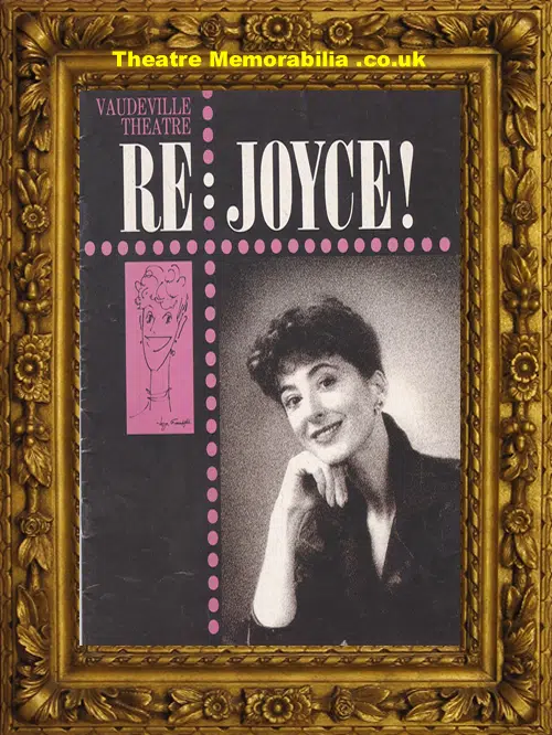 London Vaudeville Theatre - Re Joyce 1988 - Maureen Lipman