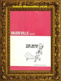 London Vaudeville Theatre – The Man Most Likely To – 1968