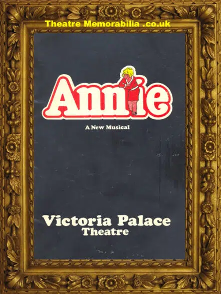 London Victoria Palace – Annie – 1978 -Sheila Hancock