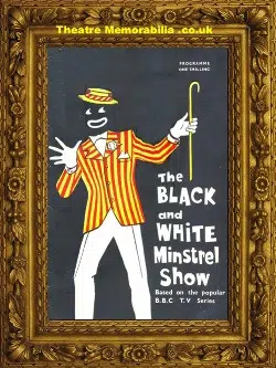 London Victoria Palace – Black And White Minstrel Show – 1960’s