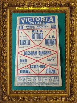 London Victoria Palace Theatre Poster – 1920