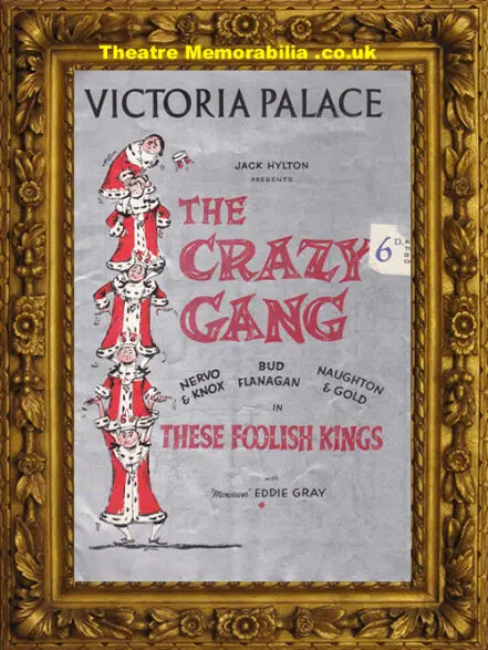 London Victoria Palace Theatre – These Foolish Kings – 1950s