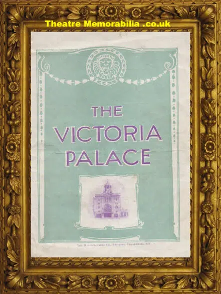 London Victoria Palace Theatre – Variety Show Concert – 1916