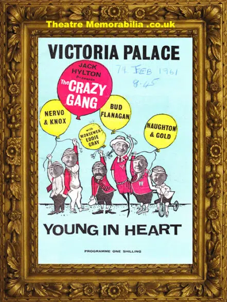 London Victoria Palace – Young In Heart – 1961