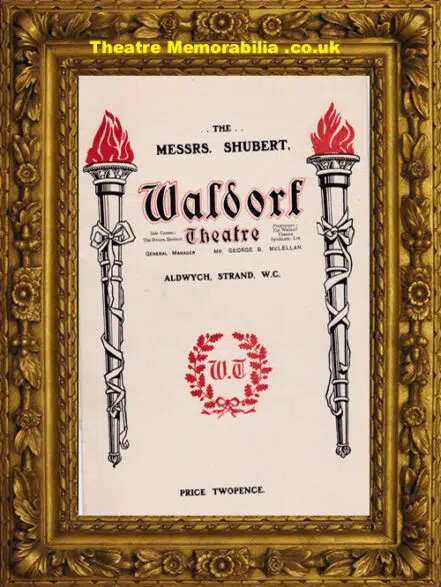 London Waldorf Theatre – Second In Command – 1906