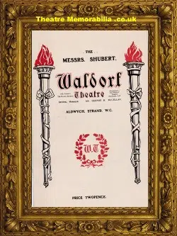 London Waldorf Theatre – Second In Command – 1906