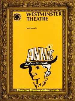 London Westminster Theatre – Annie – early 1960s Margaret Burton