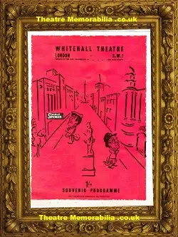 London Whitehall Theatre – Simple SpyMen – 1958 Brian Rix