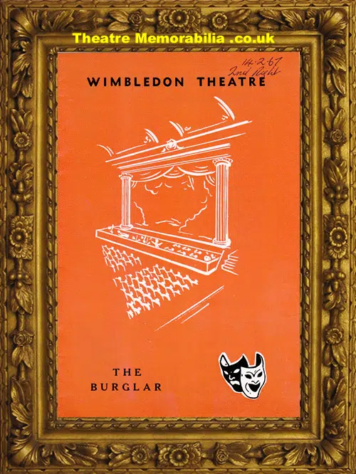 London Wimbledon Theatre - The Burglar - 1967
