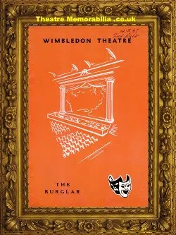 London Wimbledon Theatre – The Burglar – 1967