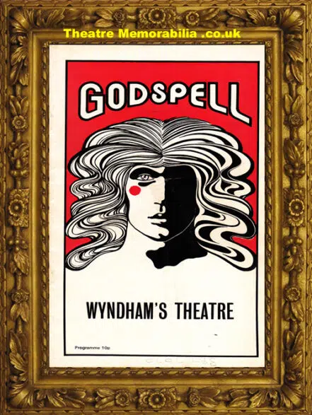 London Wyndhams Theatre – Godspell – 1972 – David Essex