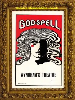 London Wyndhams Theatre – Godspell – 1972 – David Essex