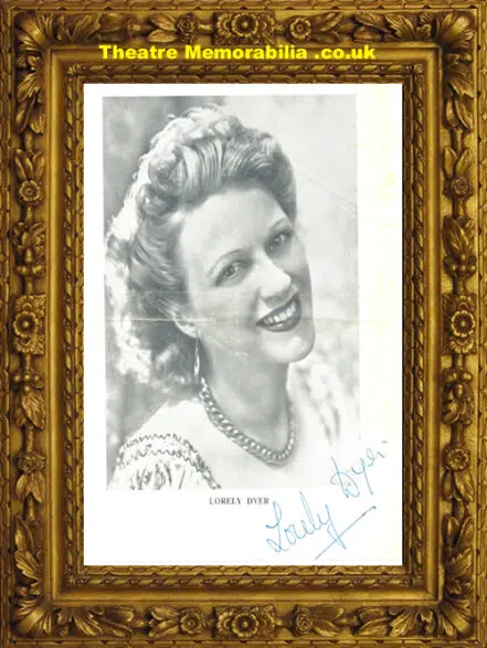 Lorely Dyer + Rudolph Schock Signed Picture