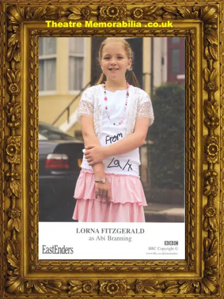 Lorna Fitzgerald Autograph Signed – Eastenders Abi Branning