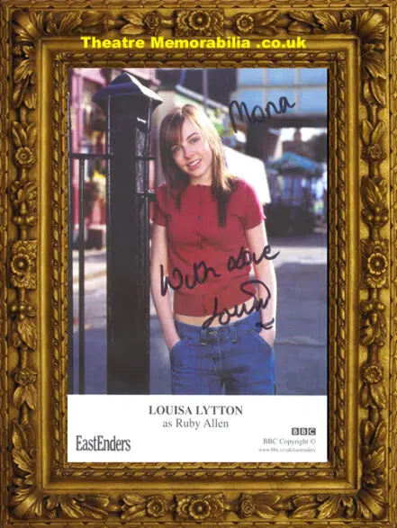 Louisa Lytton Autograph Signed – Eastenders Ruby Allen