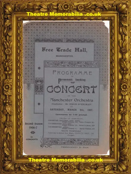 Manchester Free Trade Hall – Prom Concert 1907
