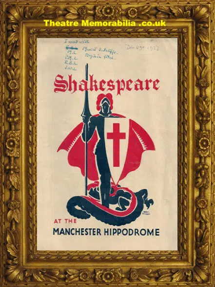 Manchester Hippodrome – King Henry V – 1933