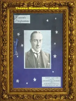 Manchester Hippodrome – Lord Baldwin Benefit Fund  – 1939