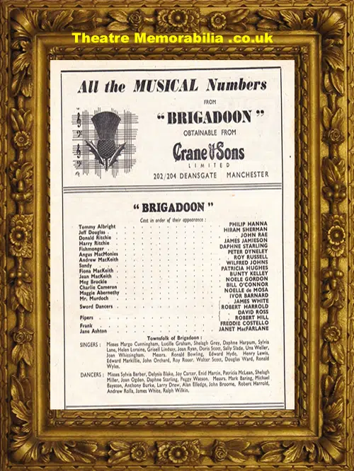 Manchester Opera House - Brigadoon - 1949