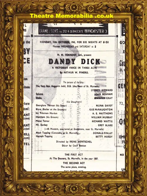 Manchester Opera House - Dandy Dick - 1945