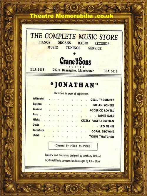 Manchester Opera House - Jonathan - 1948