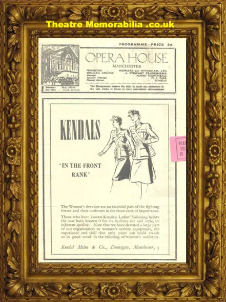 Manchester Opera House – Sky Lark – 1941
