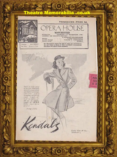 Manchester Opera House - Song Of Norway - 1946