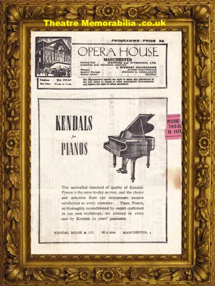 Manchester Opera House – The First Gentleman – 1945