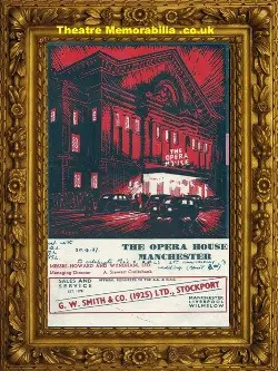 Manchester Opera House Theatre – He Was Born Gay – 1937 Gielgud